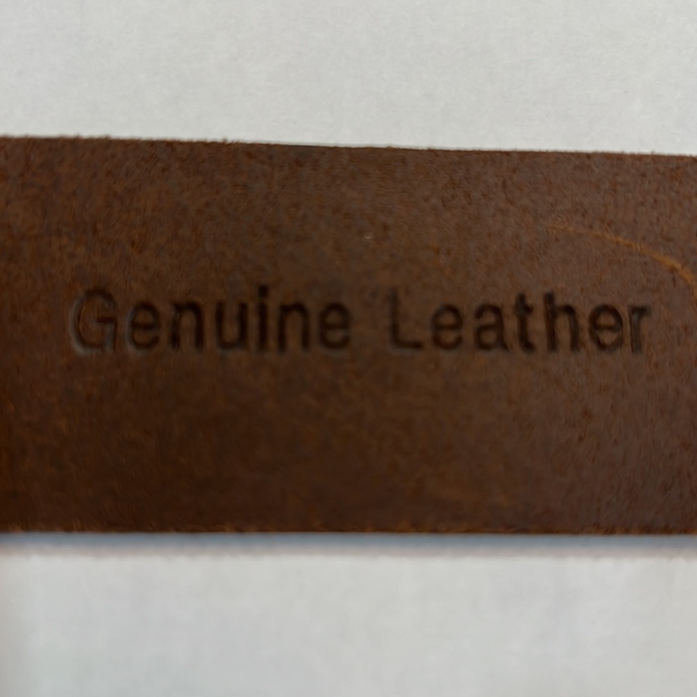 Timberland Top Grain Leather Belt Size 32 NWT - Picture 6 of 7